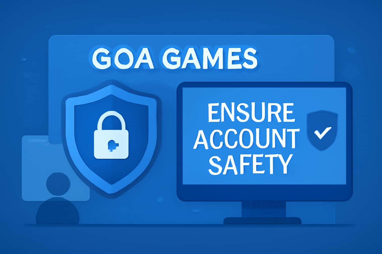 A futuristic scene highlighting the importance of Goa Games account security.