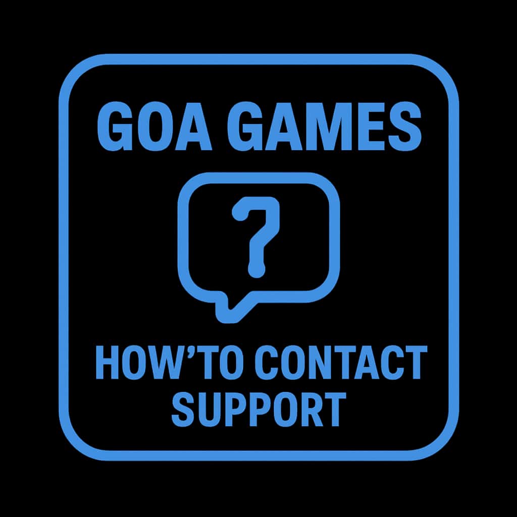 Icon representing Goa Games support options.