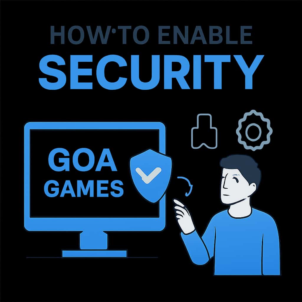 Illustration of Goa Games security features.