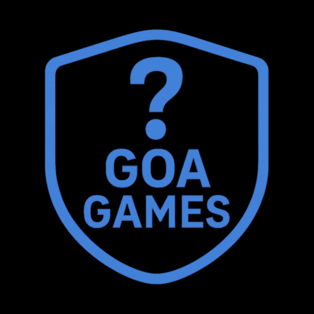 A badge symbolizing the security measures of Goa Games.