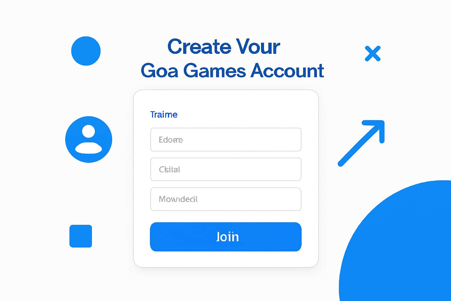 Create Your Goa Games Account Interface