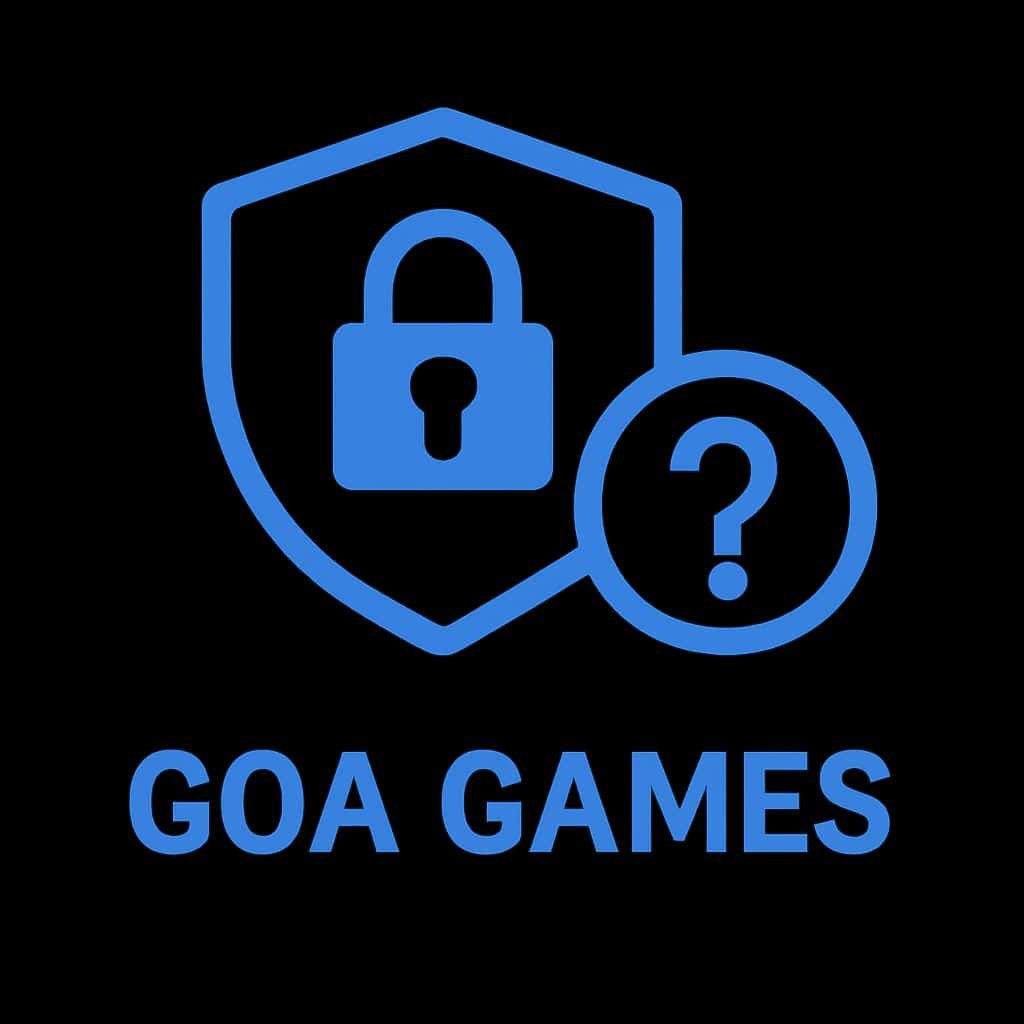 Icon representing secure account access for Goa Games.